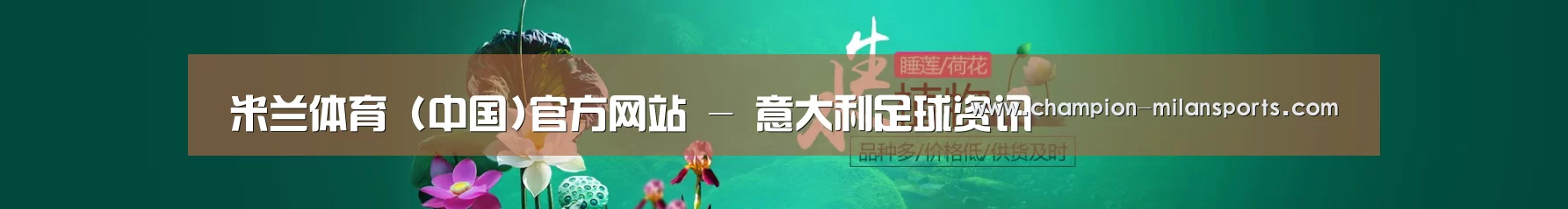 鲜花水草花卉网站模板